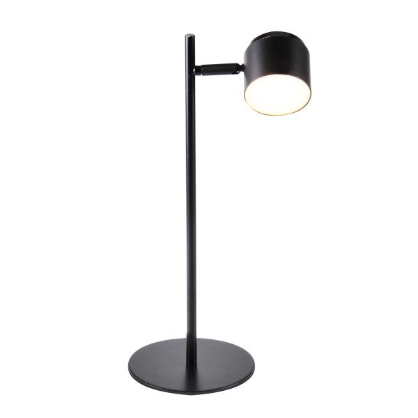 Lampka biurkowaKUBIK czarna-chromowana LED 4.2W wys:44,6cm Polux