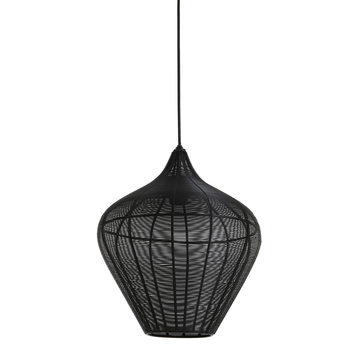 Light & Living hanglamp Alvaro - zwart - Ø36cm
