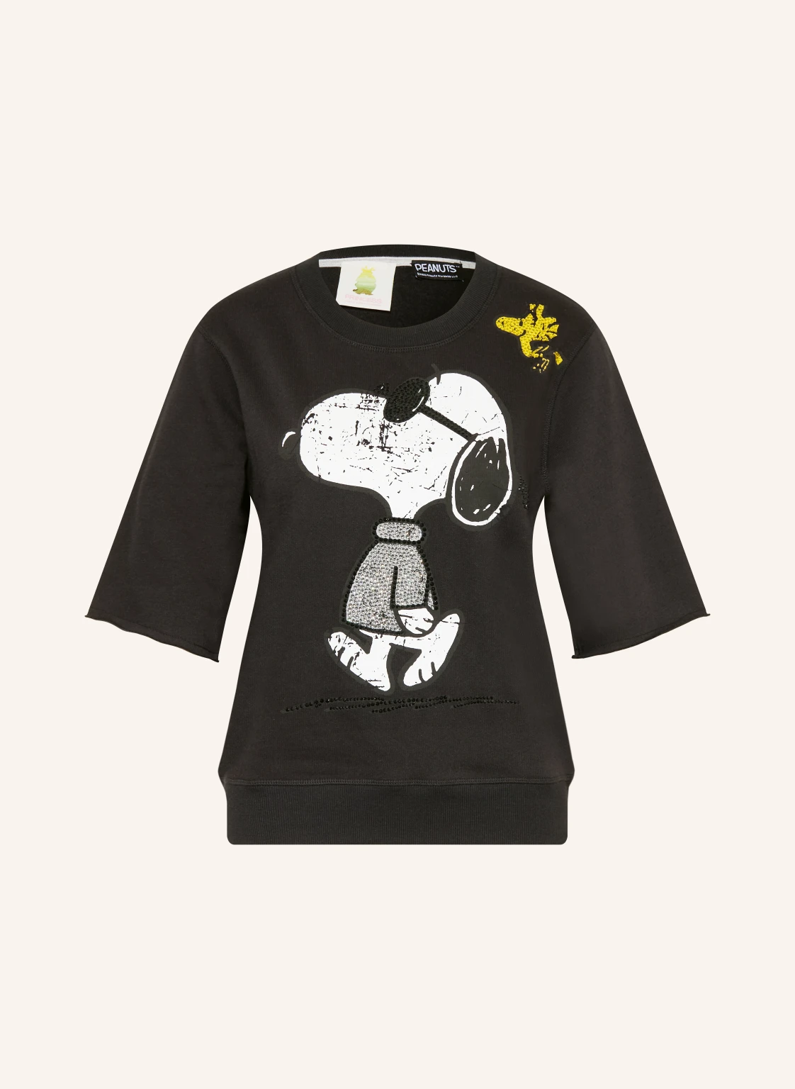 Princess GOES HOLLYWOOD Sweatshirt mit 3/4-Arm und Schmucksteinen