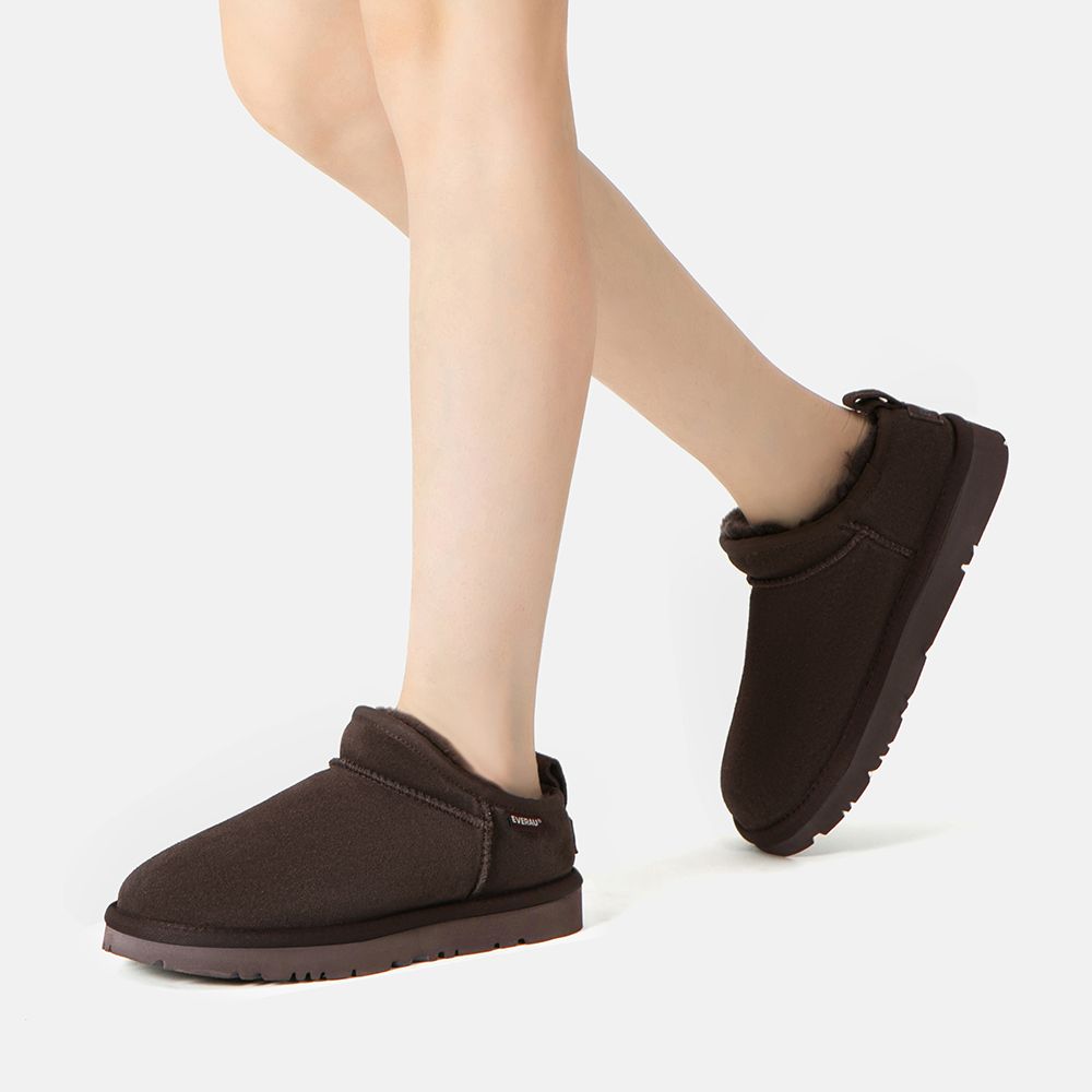 EverAu Australia Real Sheepskin Women Quail Classic Ultra Mini Boots with EVA Sole