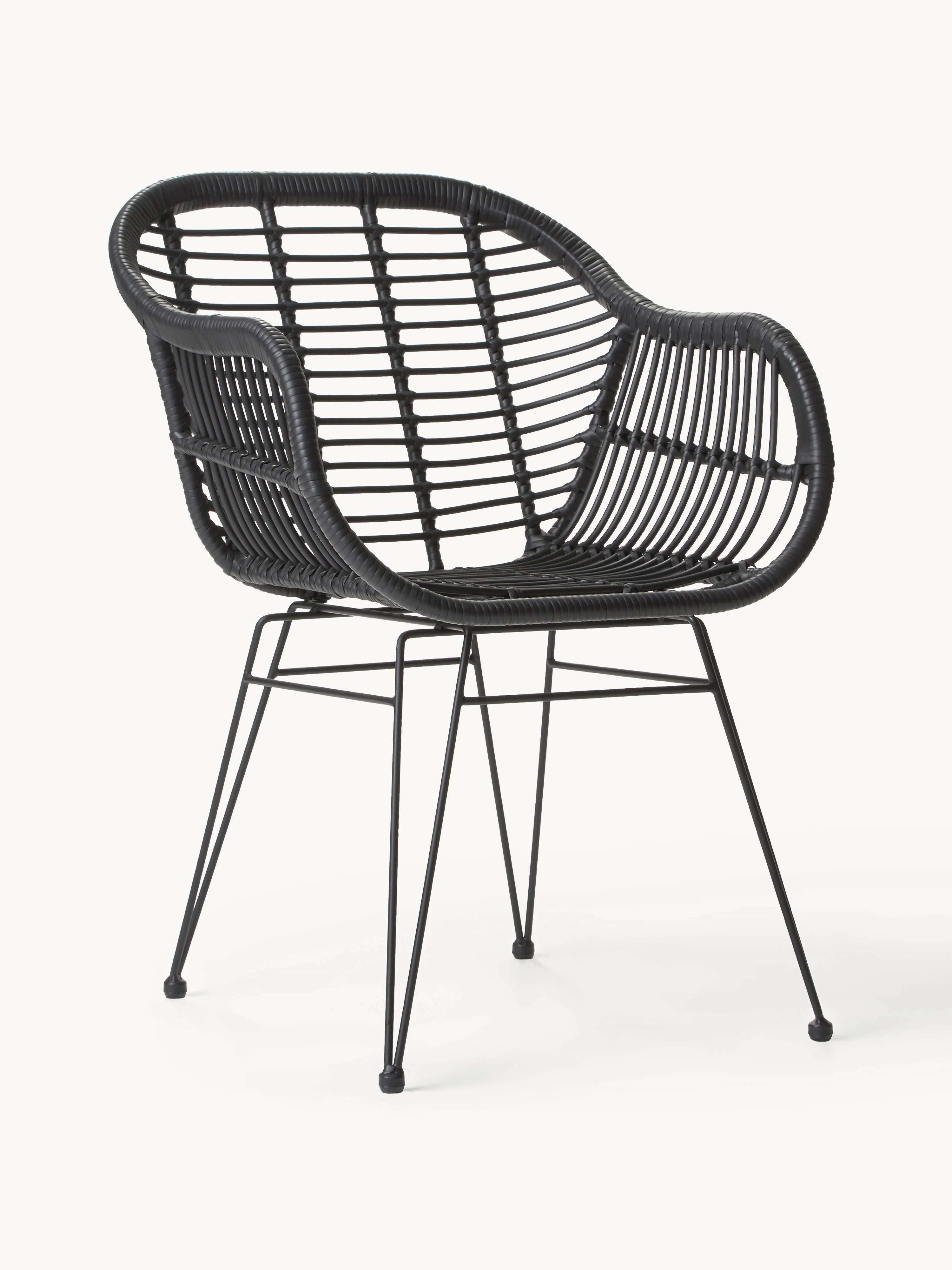 Armlehnstühle Costa aus Polyrattan, 2er-Set