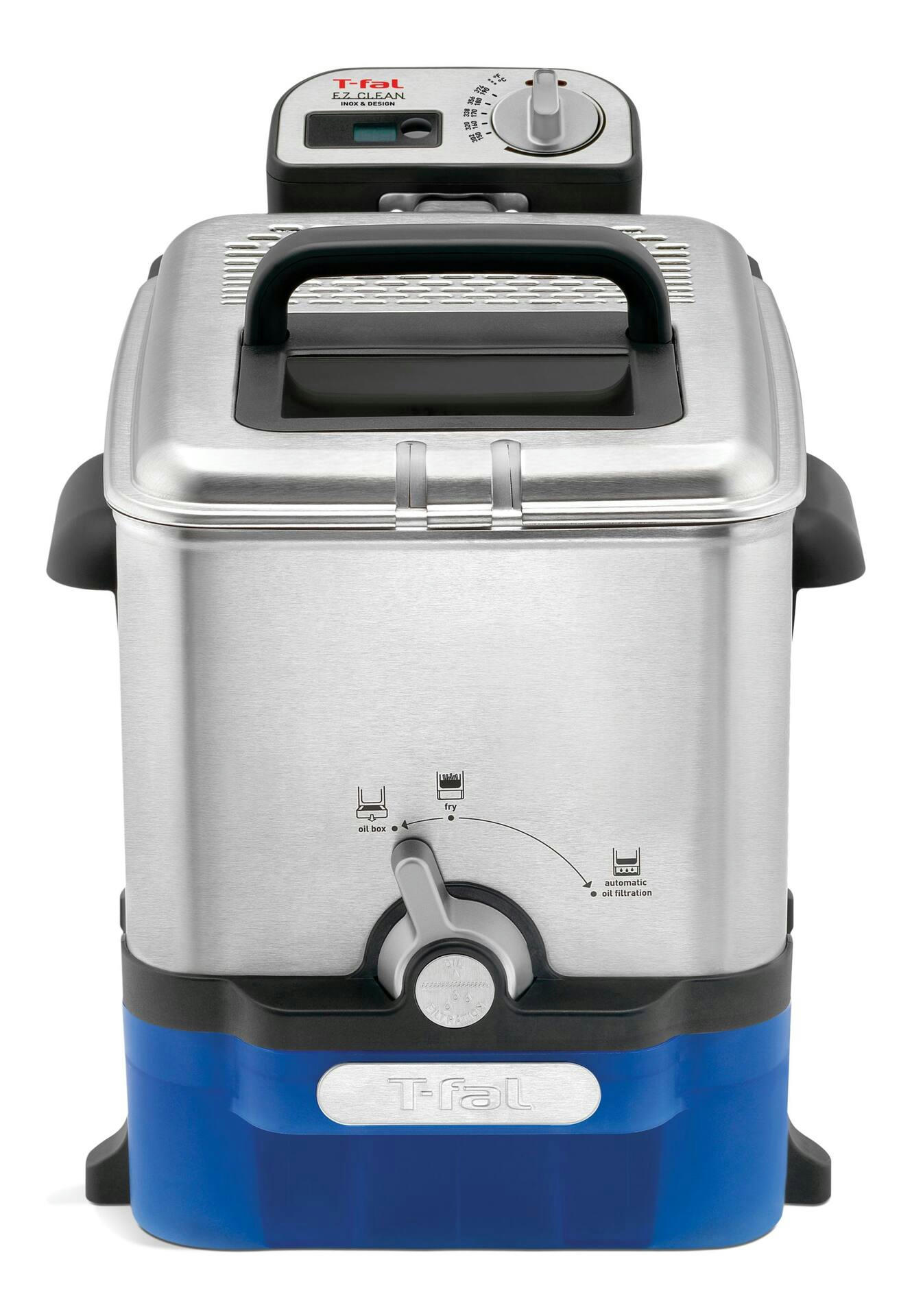 T-fal Ultimate EZ Clean Deep Fryer w/ Oil Filter, Stainless Steel, 3.5L