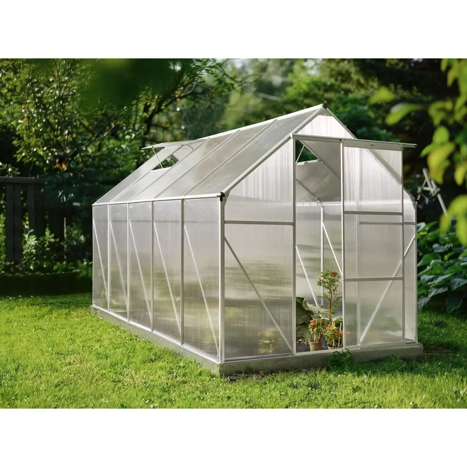 APULIA - Tuinkas - Zilver - 315 cm - Polycarbonaat