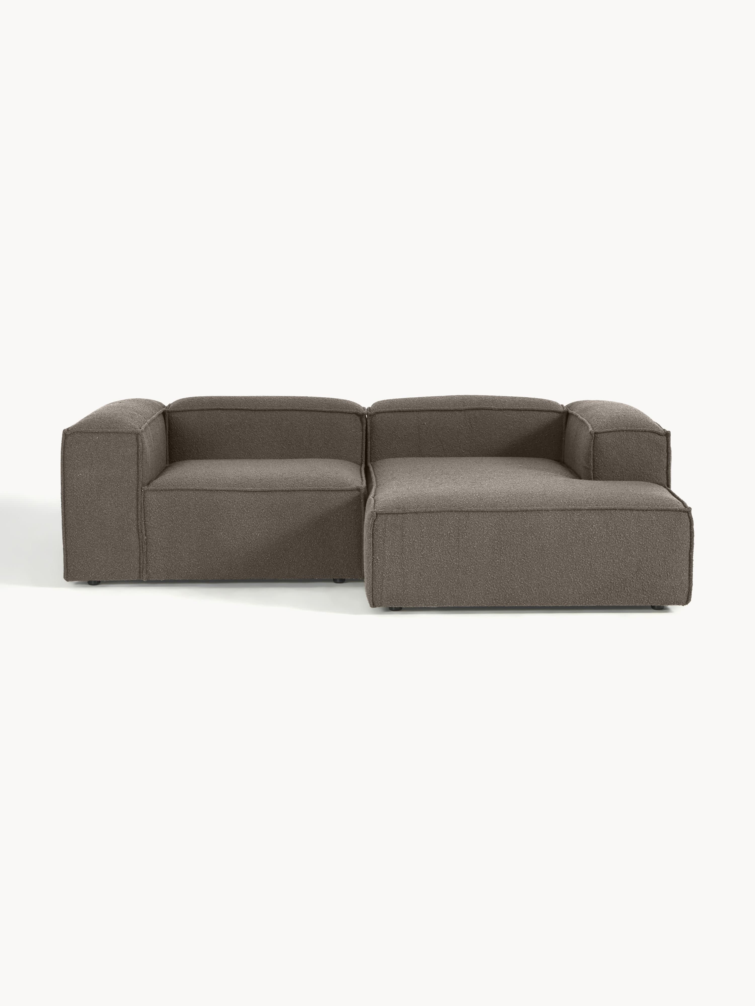 Modulares Bouclé-Ecksofa Lennon (2-Sitzer)