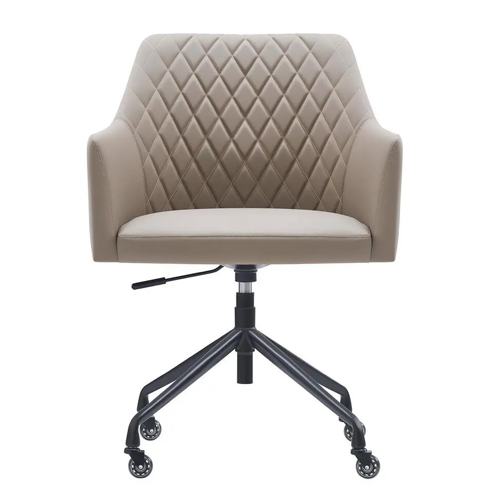 Bureaustoel Vitoria - Taupe - PU-leer