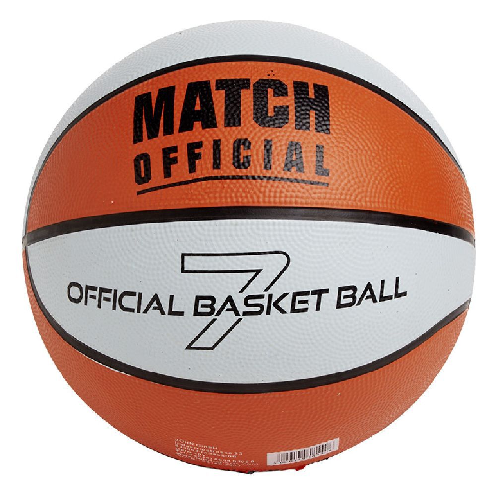 Ballon de basket orange et noir Ø24cm Match Official
