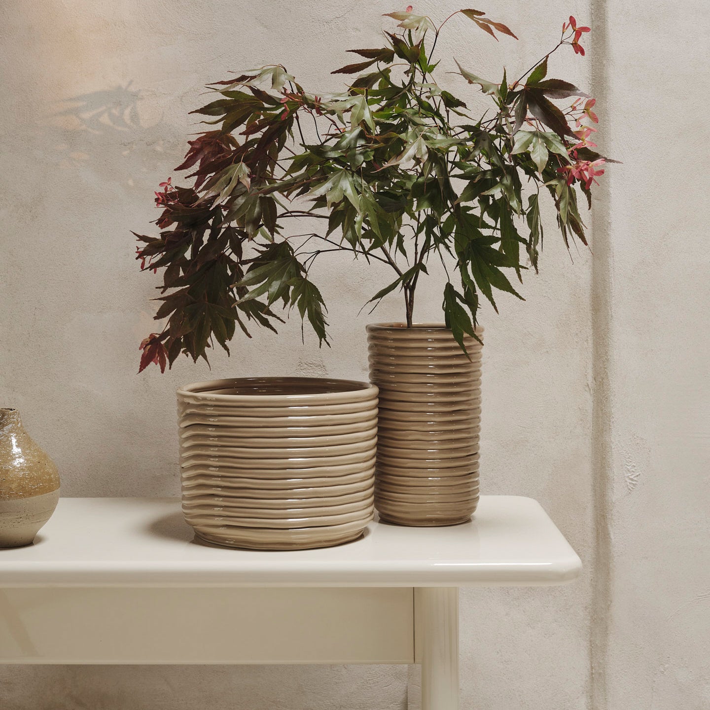 Ferm Living Corduroy Bloempot - Cashmere