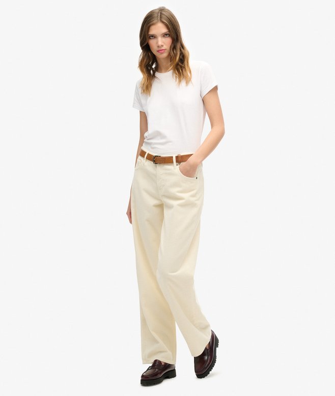 Vintage Wide Leg Cord Trousers