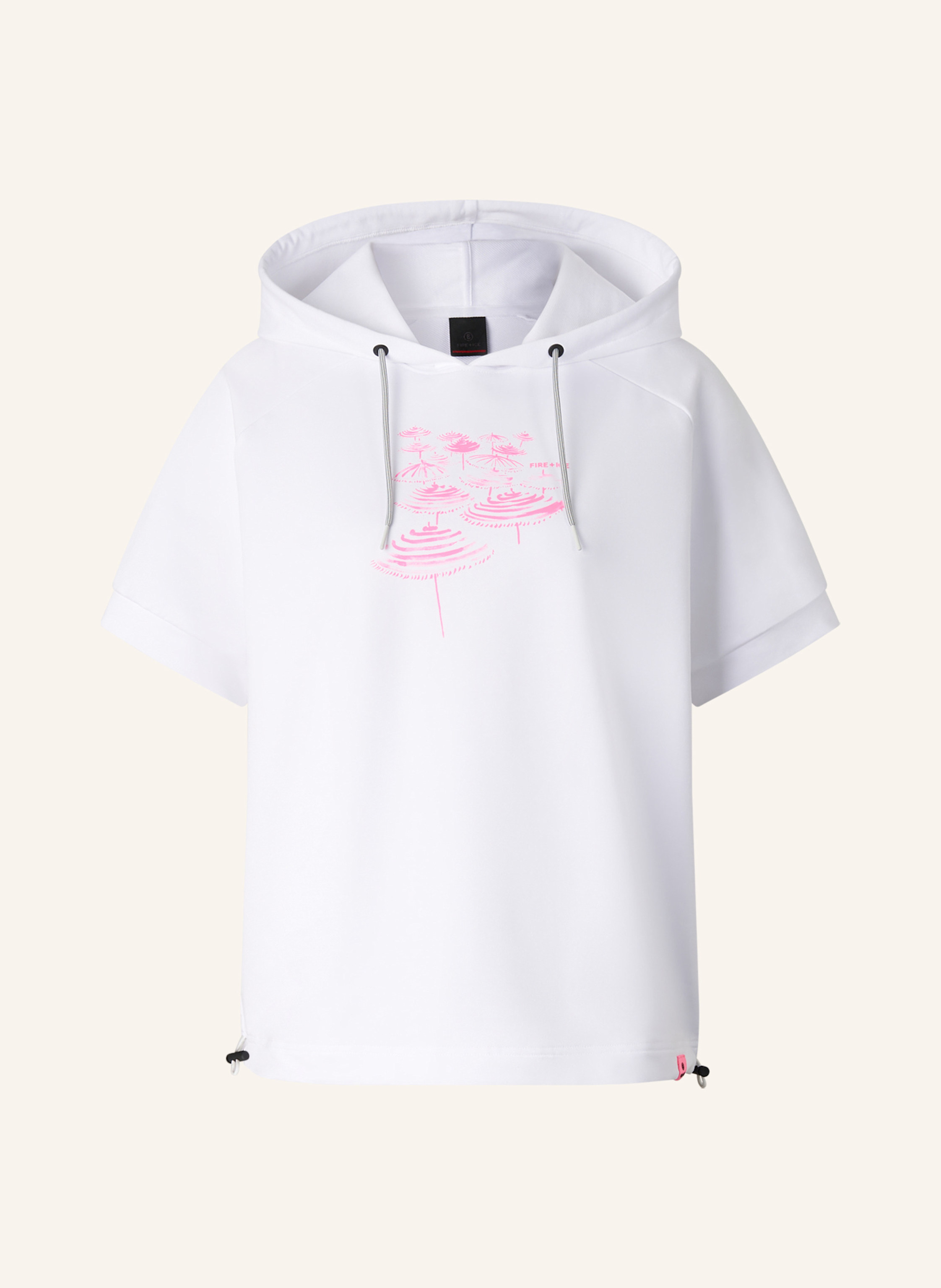 FIRE+ICE Kurzarm-Hoodie Sharon