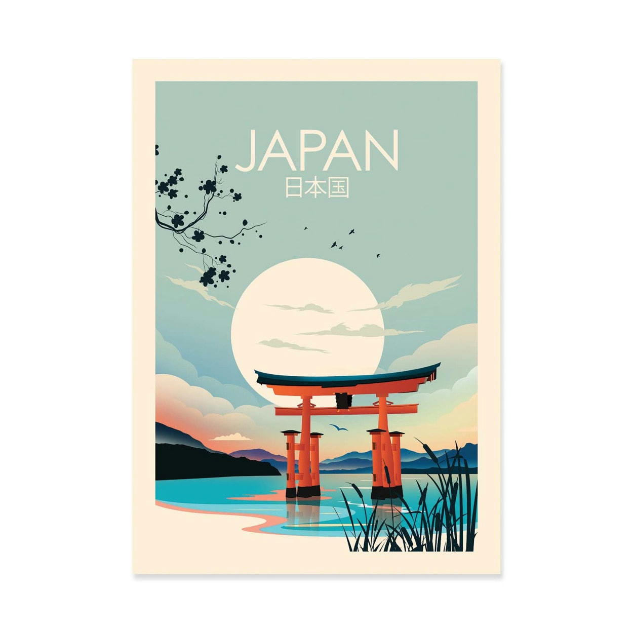 STUDIO INCEPTION - JAPAN - STUDIO INCEPTION - Affiche d'art 50 x 70 cm