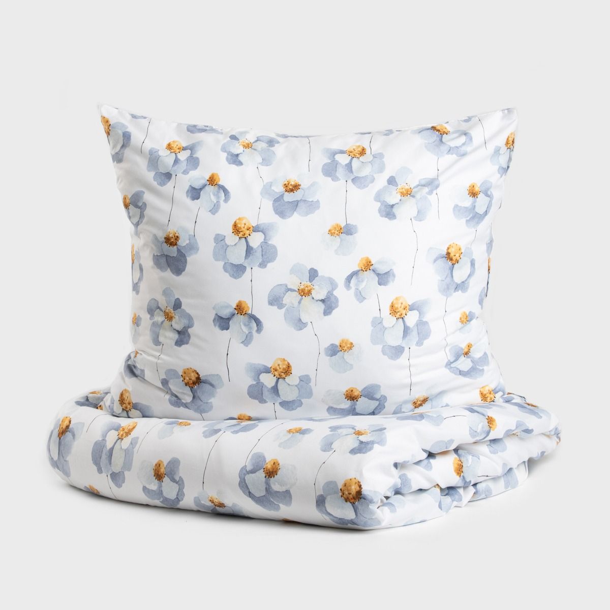 Pościel EC REITA z mikrofibry w kwiatki 140x200   1*70x80 cm