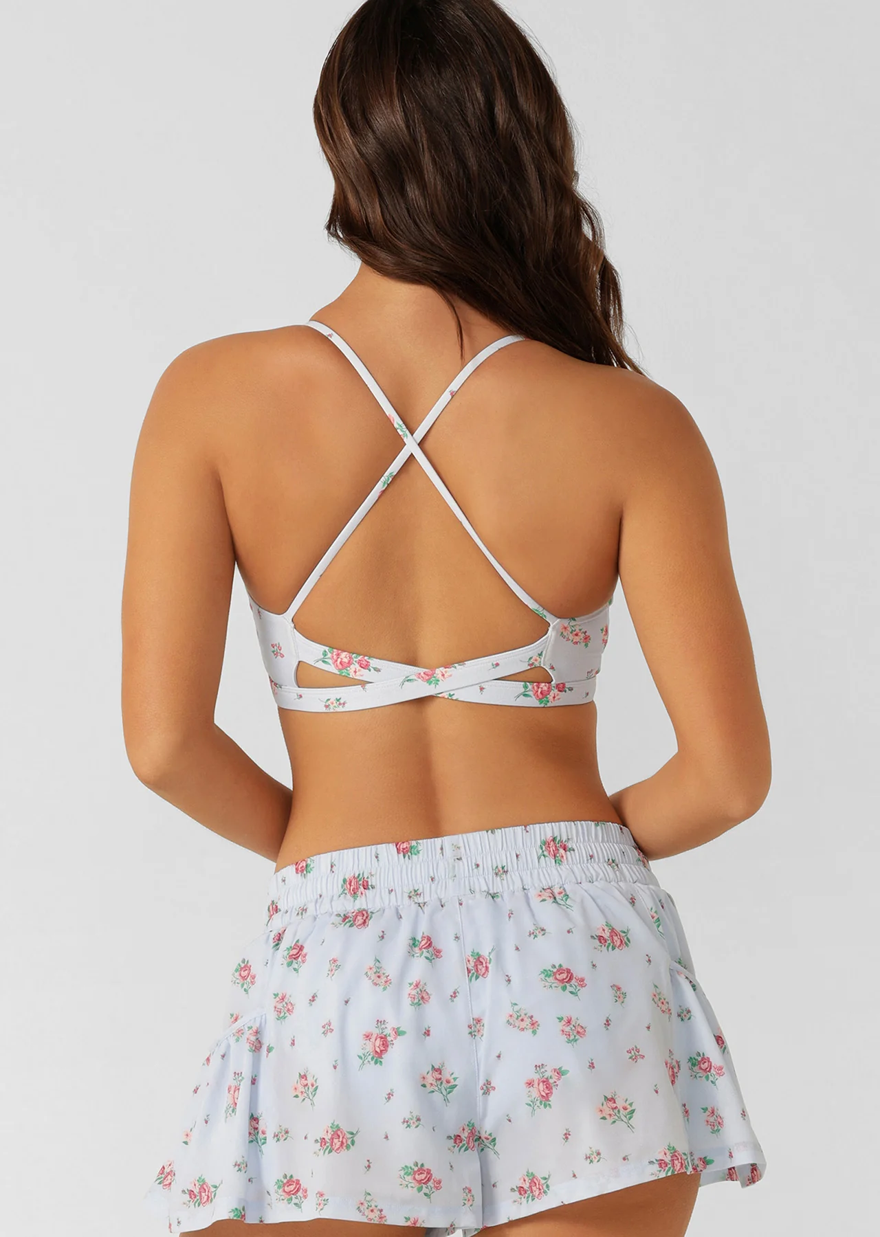 Blueberry Rose Sports Bra