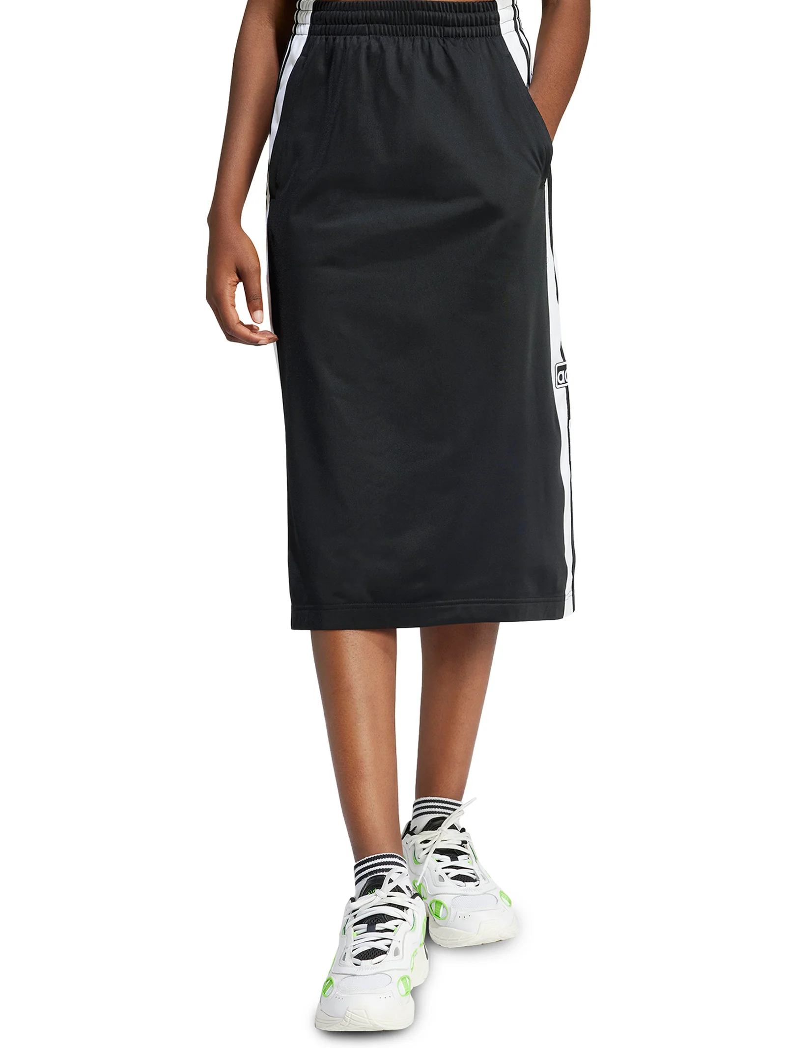 Adibreak Snap Button Midi Skirt