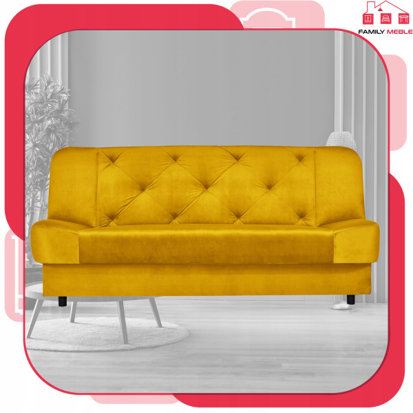 Sofa Sara Karo rozkładana wersalka spania bonel Family meble