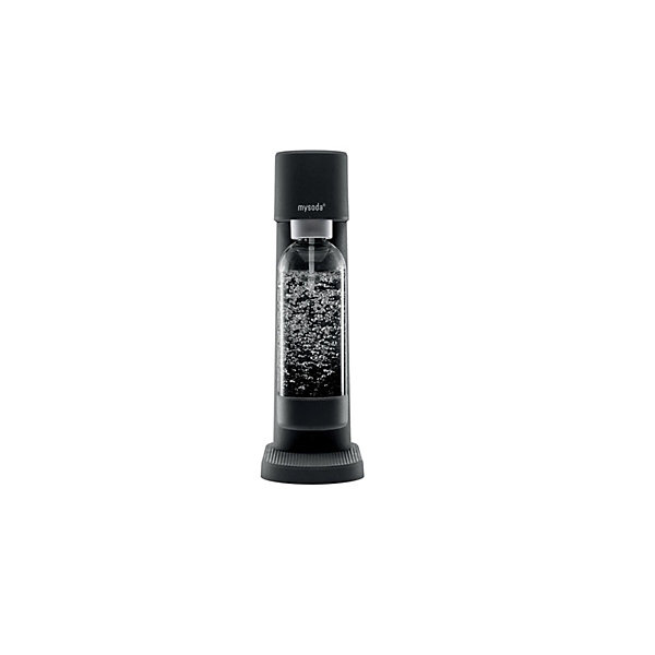 Pack machine à gazéifier l'eau   1l bouteille - noir Mysoda EUR-WD002F-B-FR woody