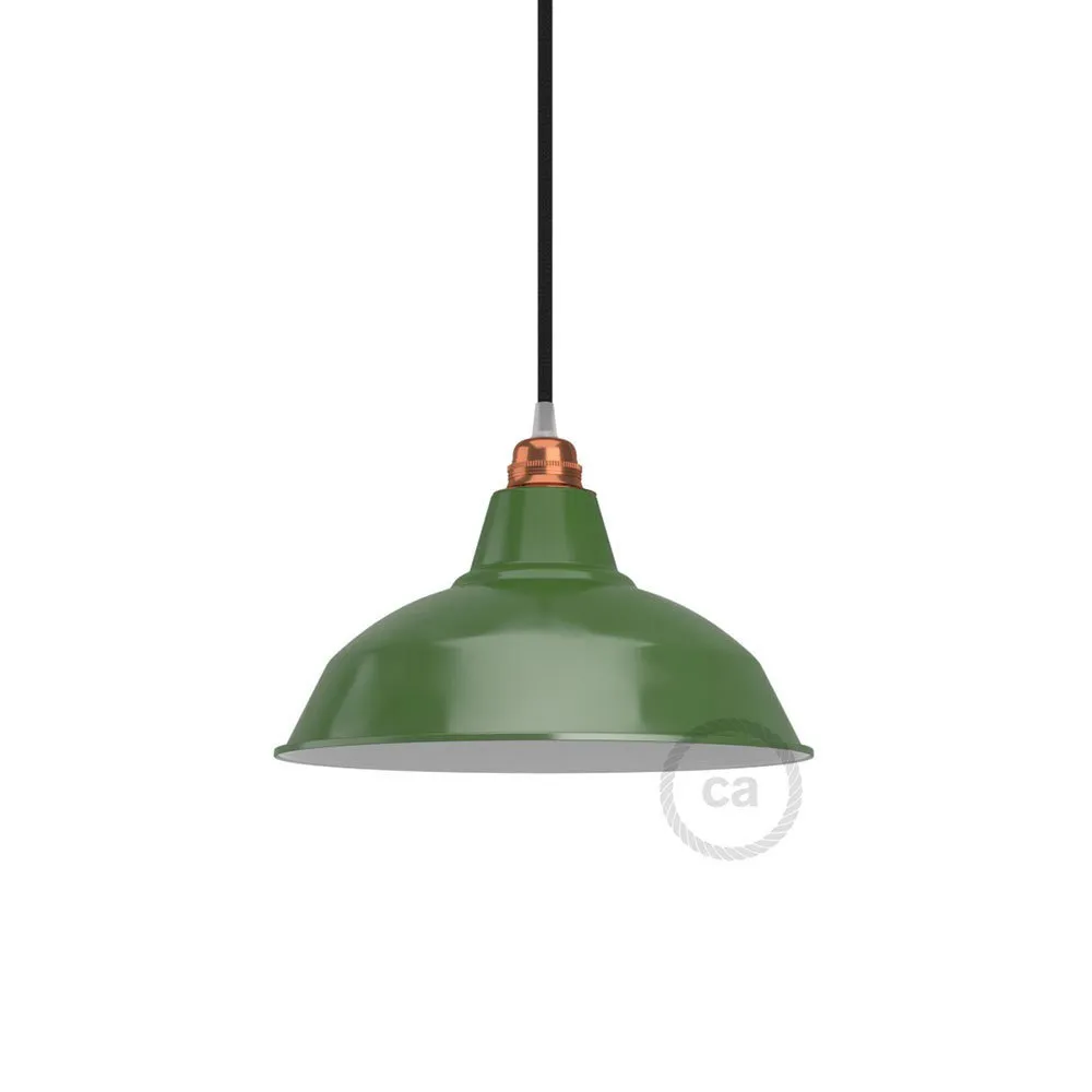 Creative Cables Enameled Metal Bistrot Lampshade