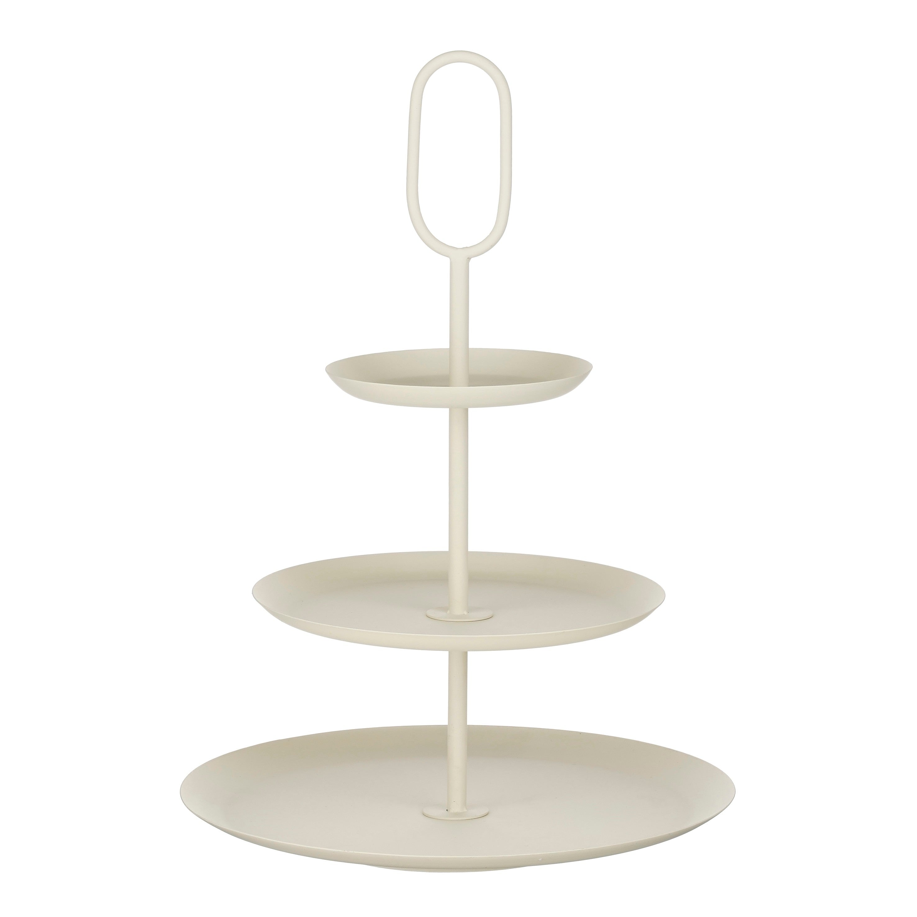 Mica Decorations Rama Etagère – Serveertoren en Dienblad voor Tafel – Ook leuk als Cake en Taartplateau of Serveerplateau – Etagere van IJzer – H55 x