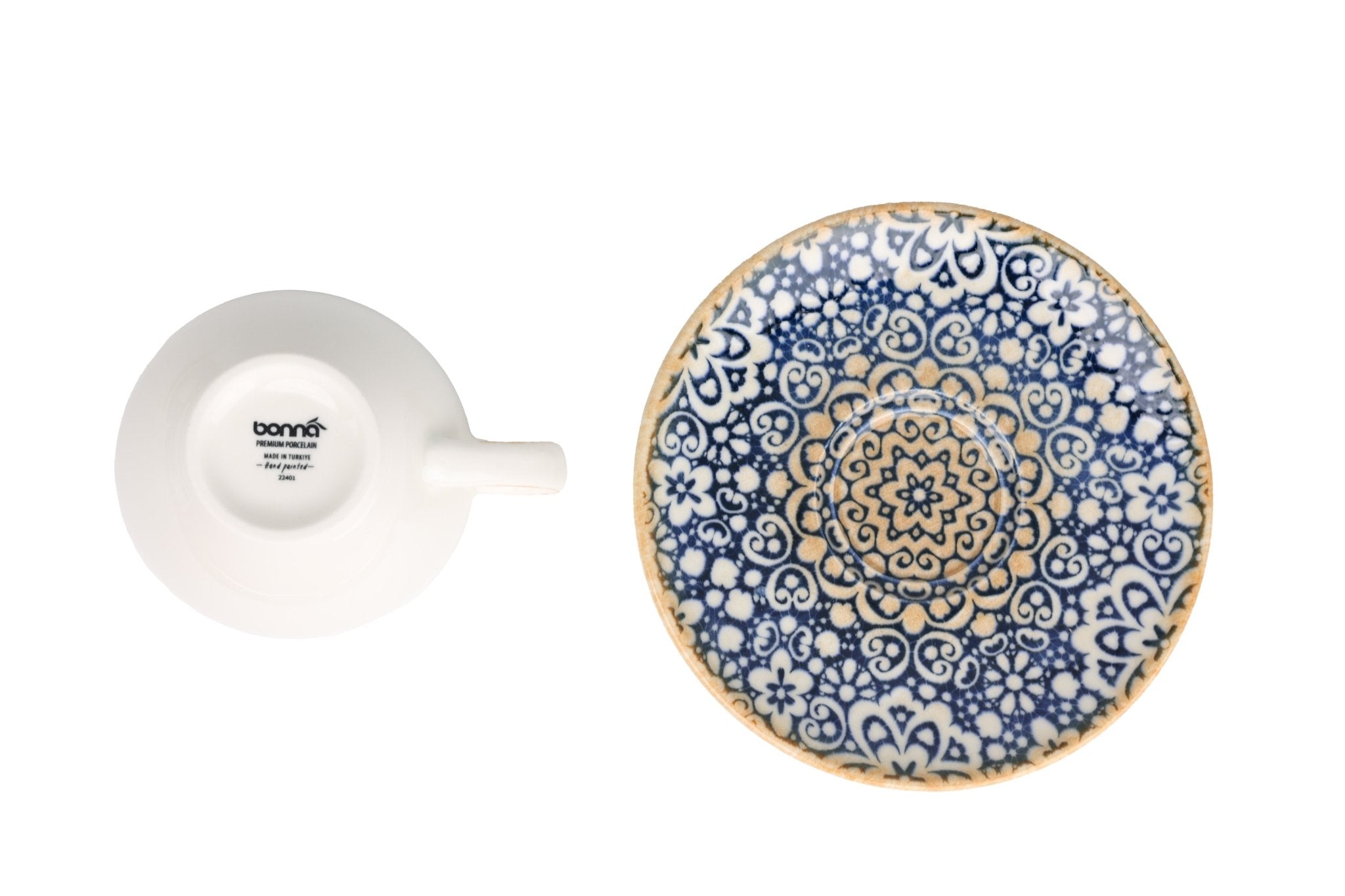 Bonna Alhambra - Thee kopjes & schotel - 230 cc - set van 6