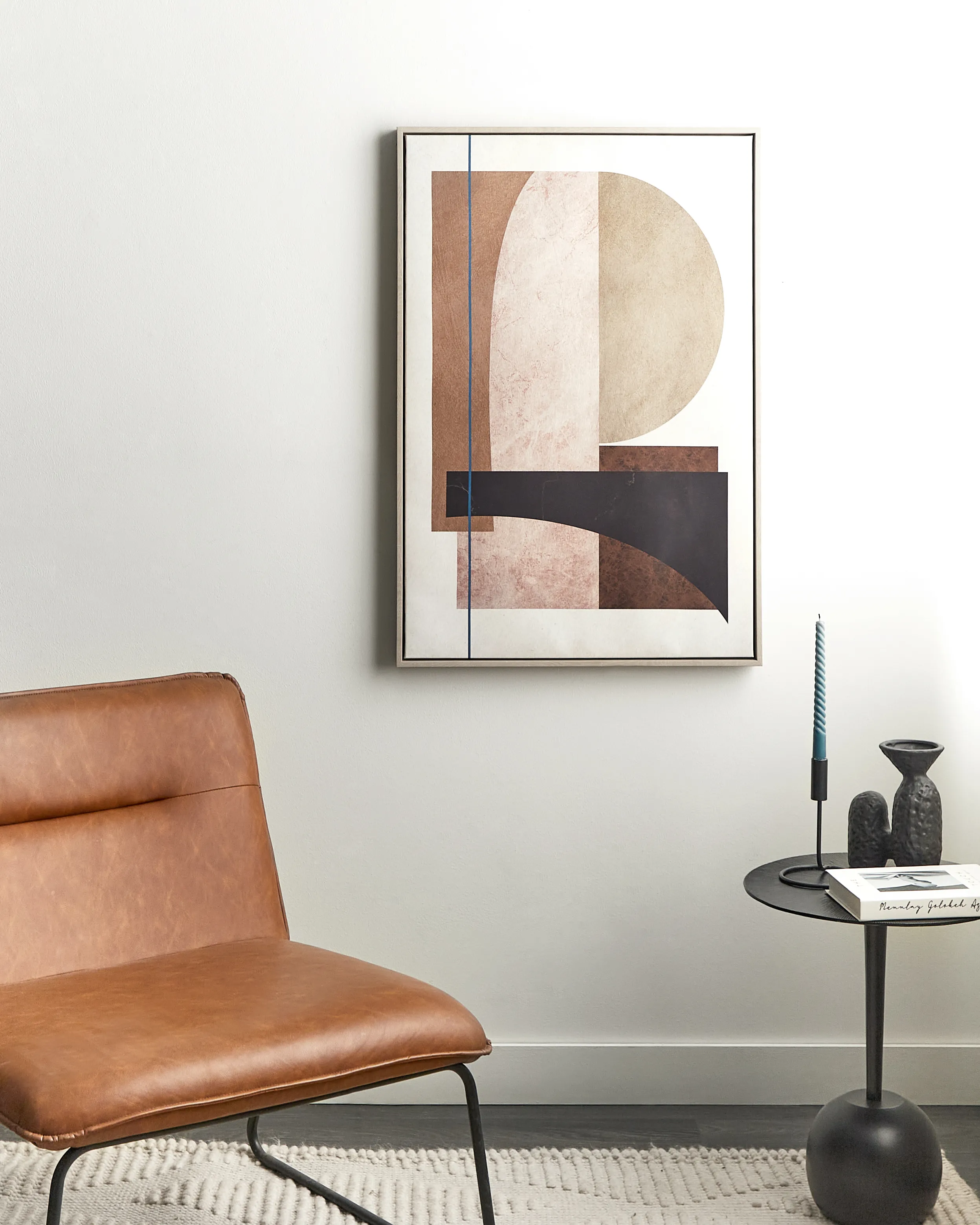 Canvas RUFFANO Abstract Motif 63 x 93 cm Multicolour