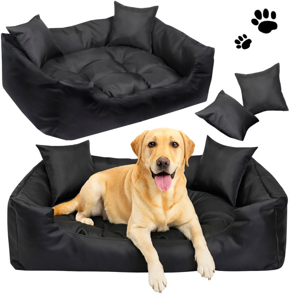 Legowisko Dla Psa Wodoodporne Posłanie Kanapa Sofa 55X45 Cm Czarne