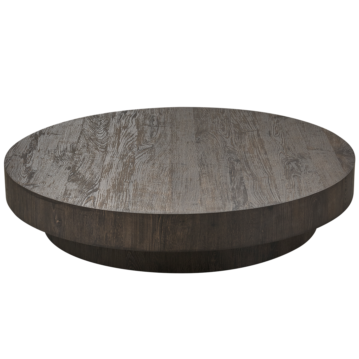 vtwonen salontafel Shield Too - MDF - Donkerbruin - 20x100x100