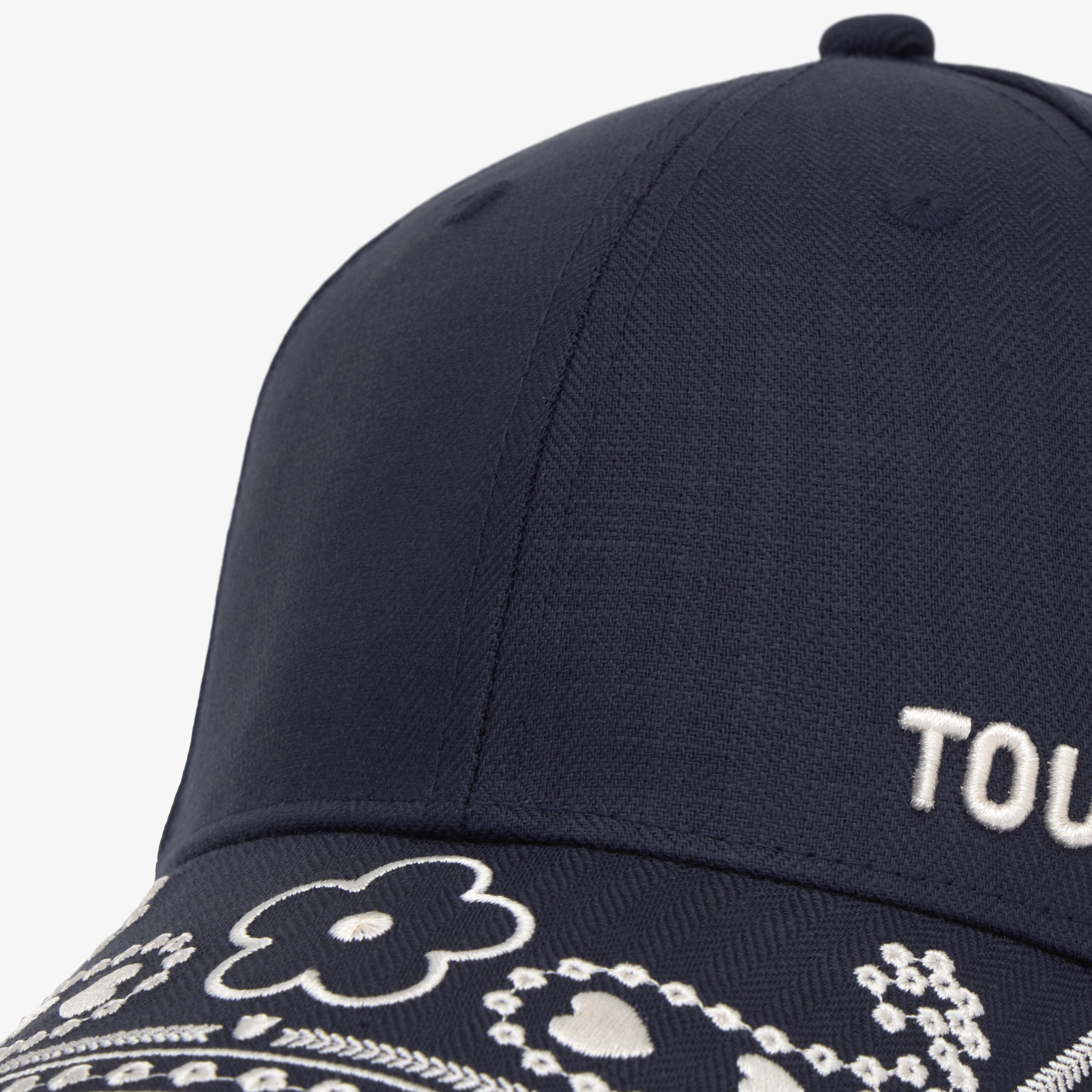 Gorra azul marino bordado TOUS Motifs Paisley