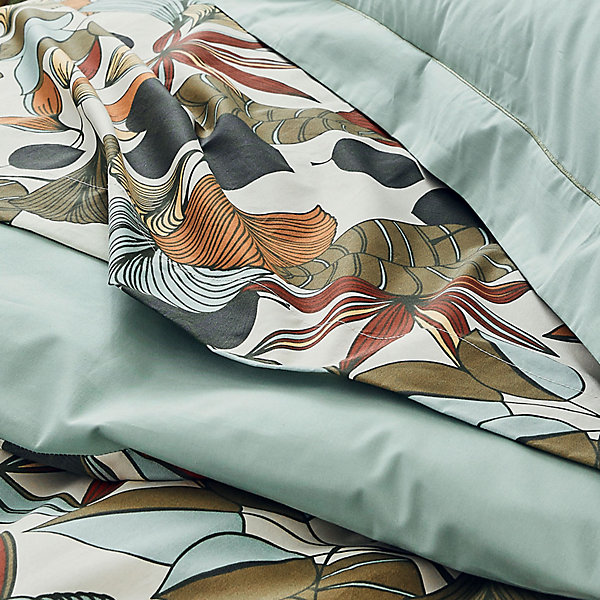 Drap plat esprit nature (280x325 cm - Vert)