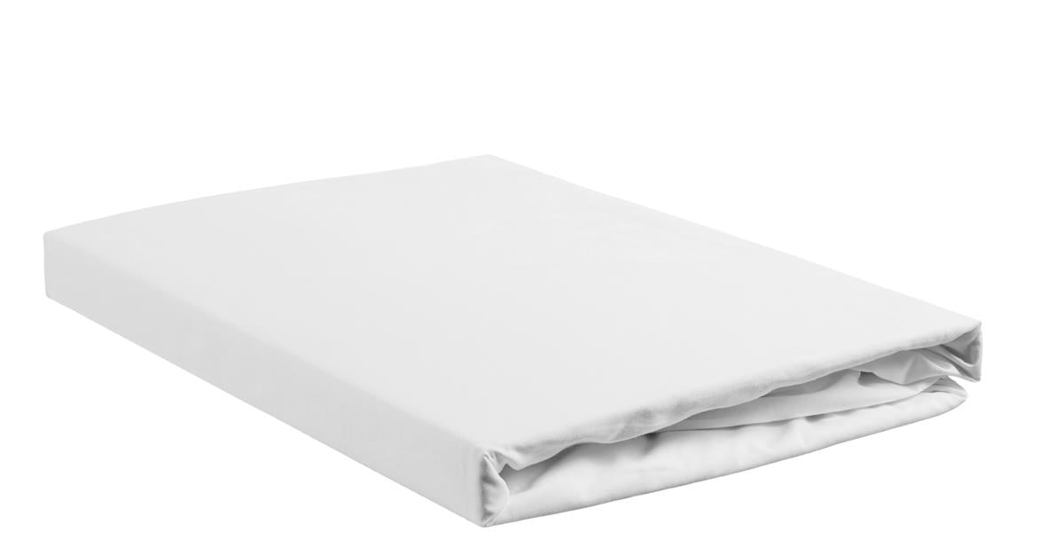 Ambiante - Katoen - Topper Hoeslaken - 160x200 cm - Wit