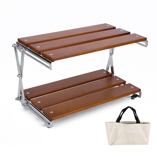 NNEOBA Exquisite Multifunctional Folding Camping Rack