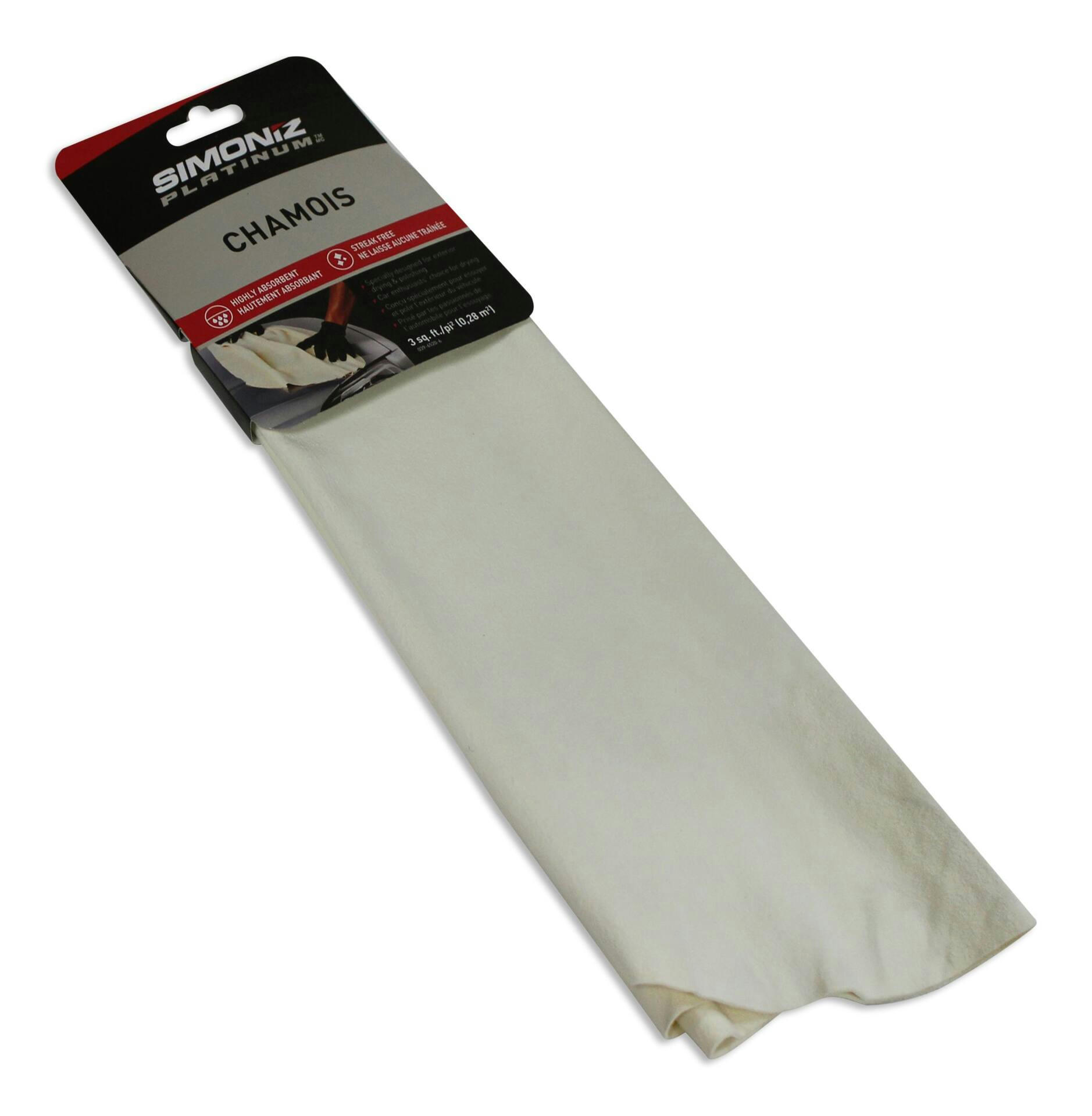 SIMONIZ Platinum Chamois Towel, 3 sq.ft., 1-pc