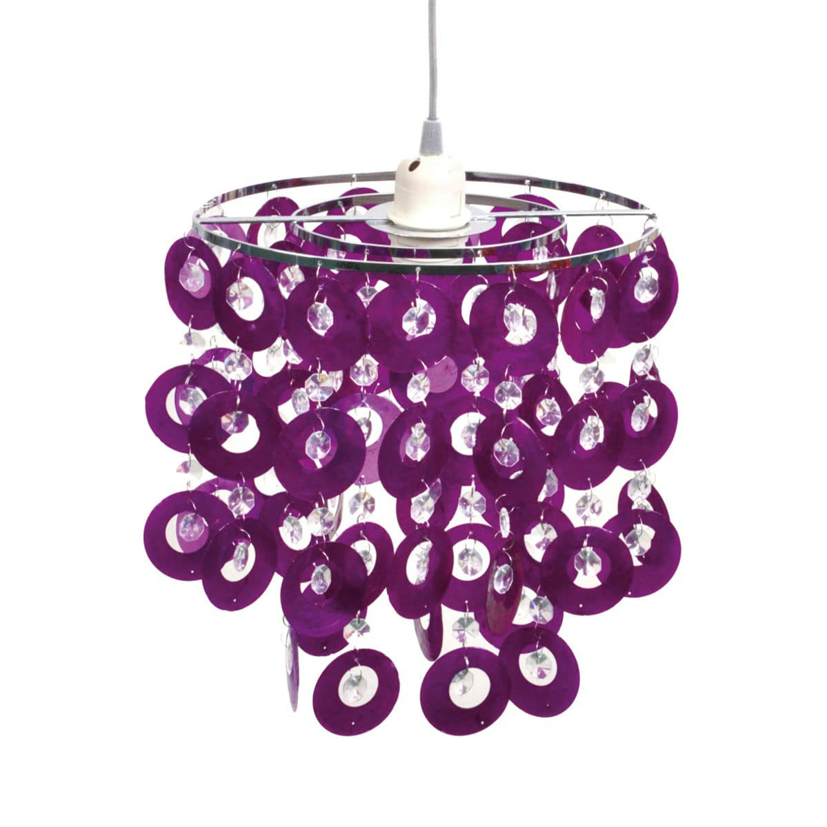 BETTY - Suspension en plastique synthétique violet