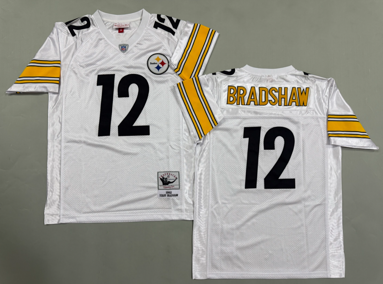 Terry Bradshaw Pittsburgh Steelers Authentic Throwback Retired Player Jersey