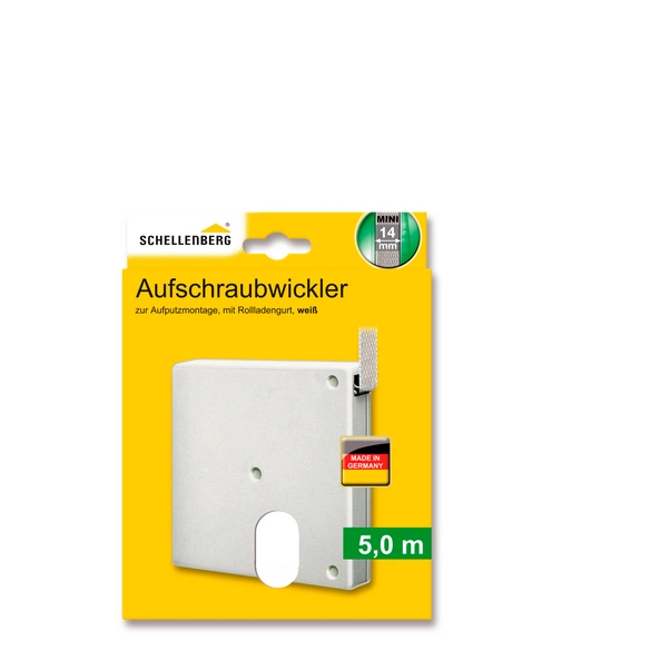 Aufschraubwickler »MINI«, weiß, geeignet für: Rolladen-System: MINI
