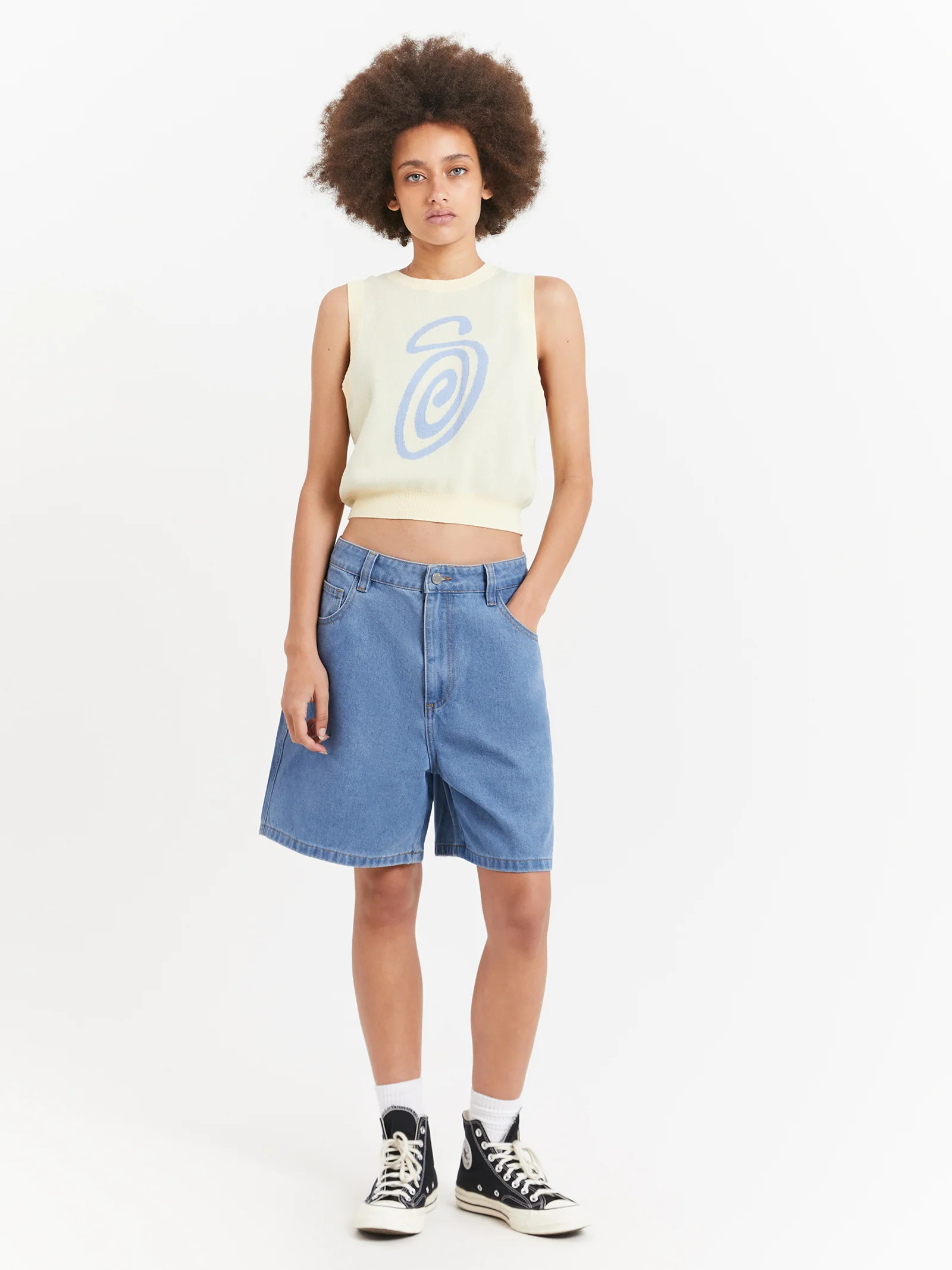 Swirly S Knit Vest