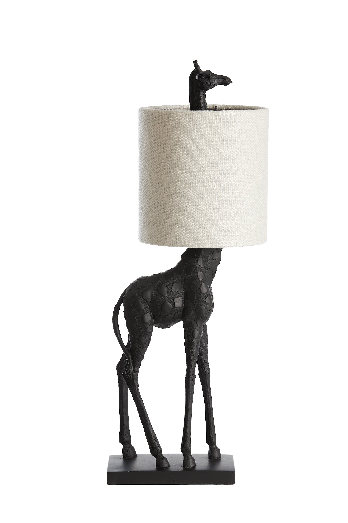 Light & Living tafellamp GIRAFFE - zwart - 28x20x68cm