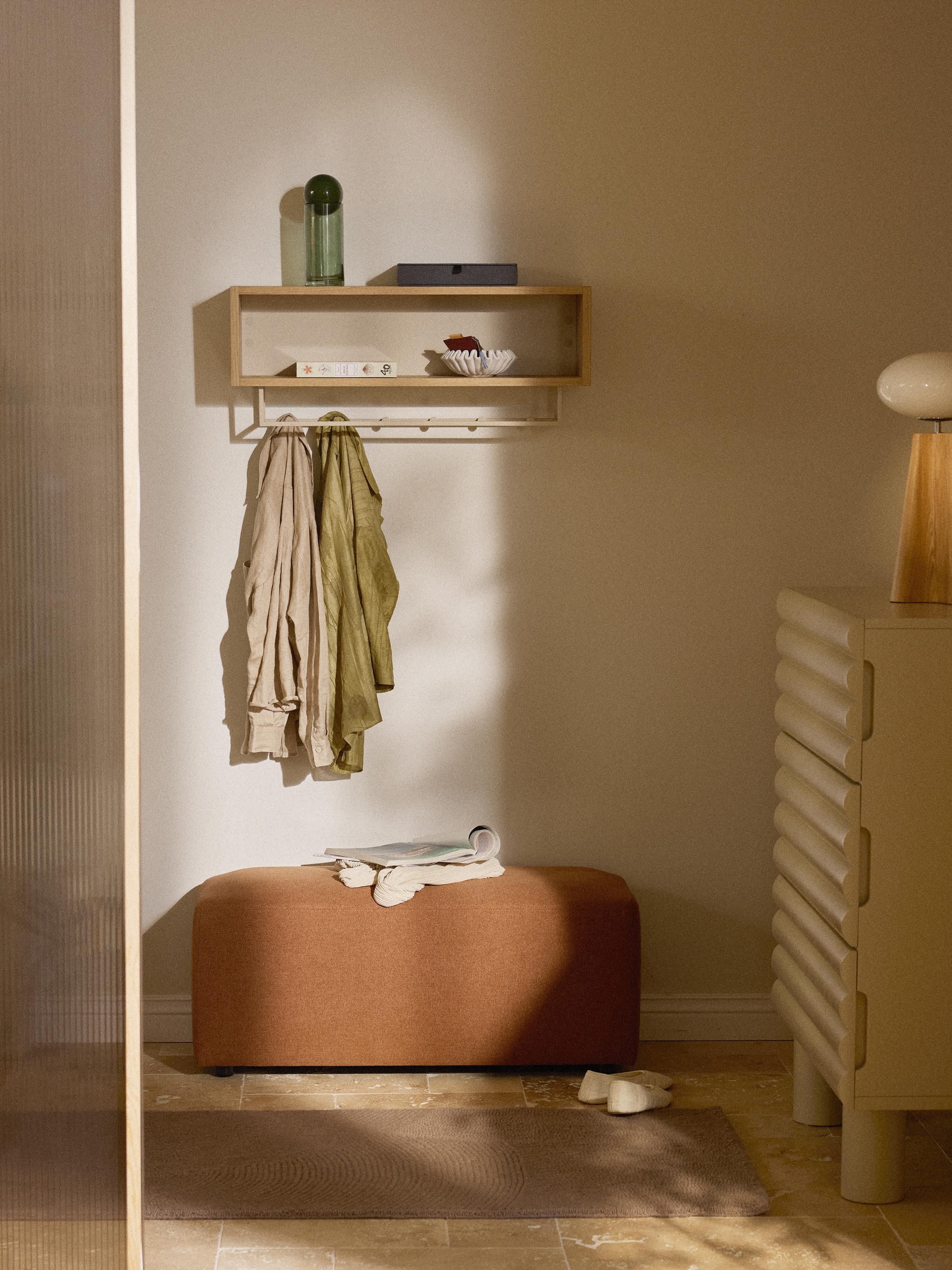 Holz-Wandgarderobe Larsen