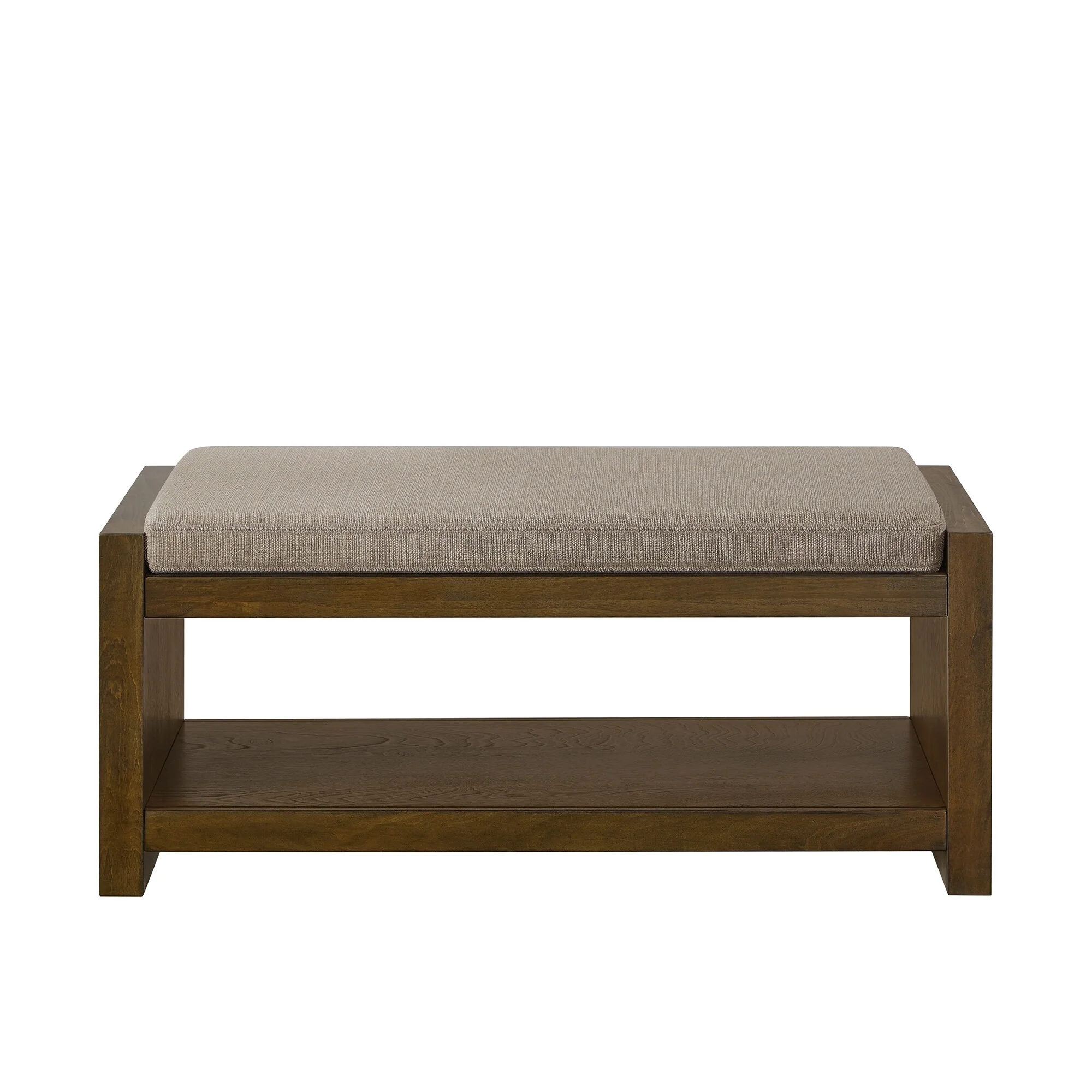 40 Accent Bench with Lower Shelf Shoe Rack