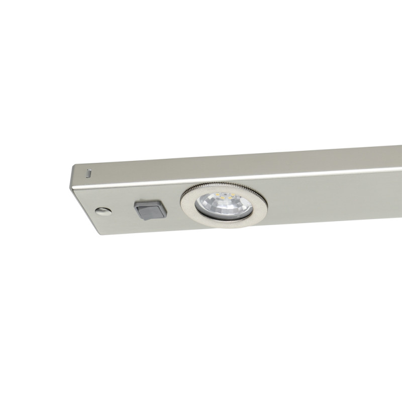 Armature LED Kob nickel blanc chaud 840 lm 3 x 2,3 W 60 cm EGLO