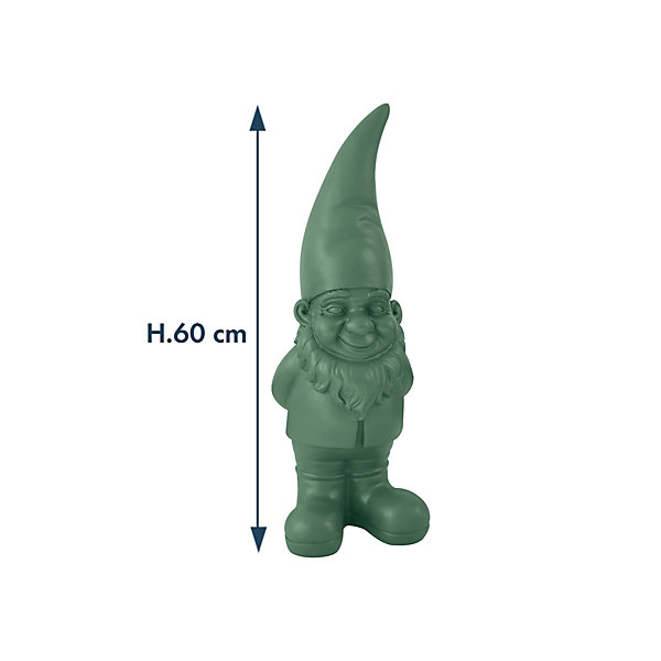 Nain de jardin résine 60cm - sauge - Orium