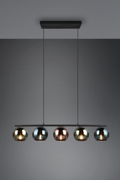 Lampa wisząca multikolor SHELDON 5xE14x10W wym: 150x83x13 cm RL