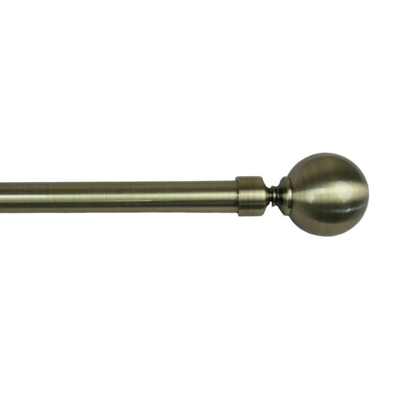 SPHÈRE - - Kit tringle extensible ø 16/19 110 à 210 cm - Bronze