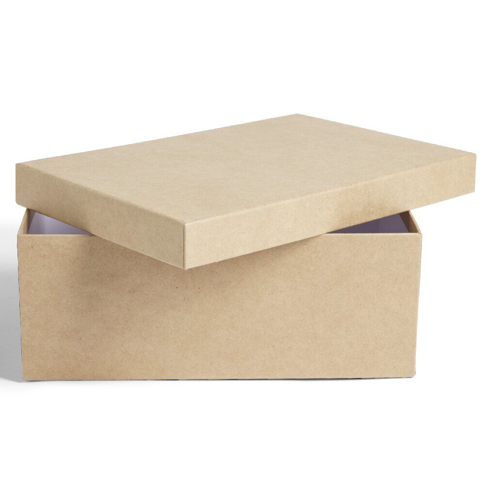 BoÎte papier beige 44x31x15cm