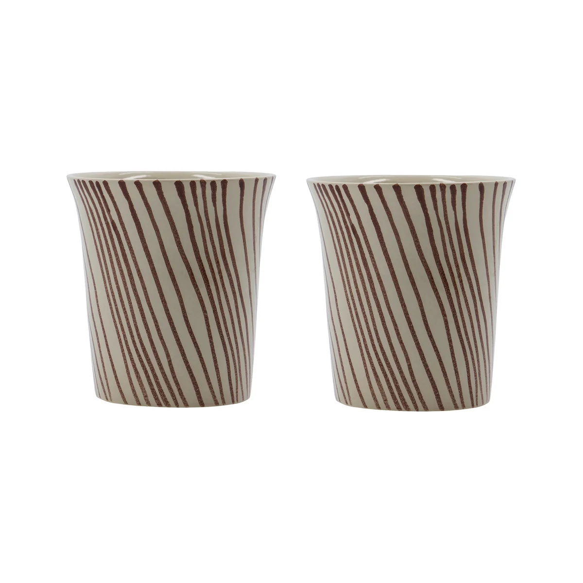 House Doctor - Diva Tasse, 250 ml, braun (2er-Set)
