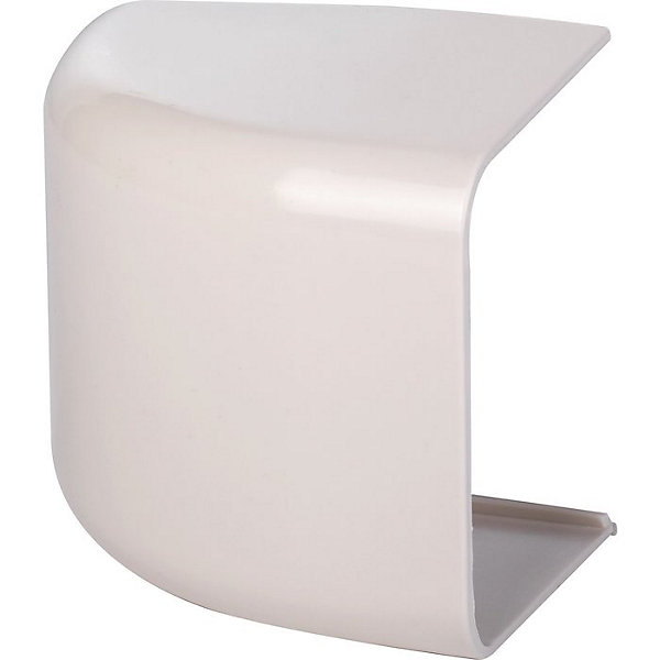 Embout plastique rigide - blanc crème RAL 9001