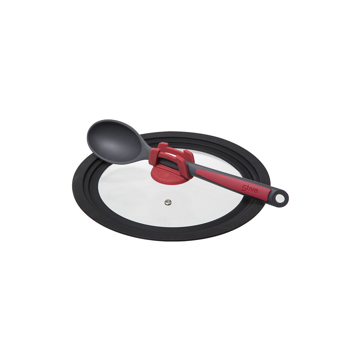 Tampa de vidro e silicone para caçarola