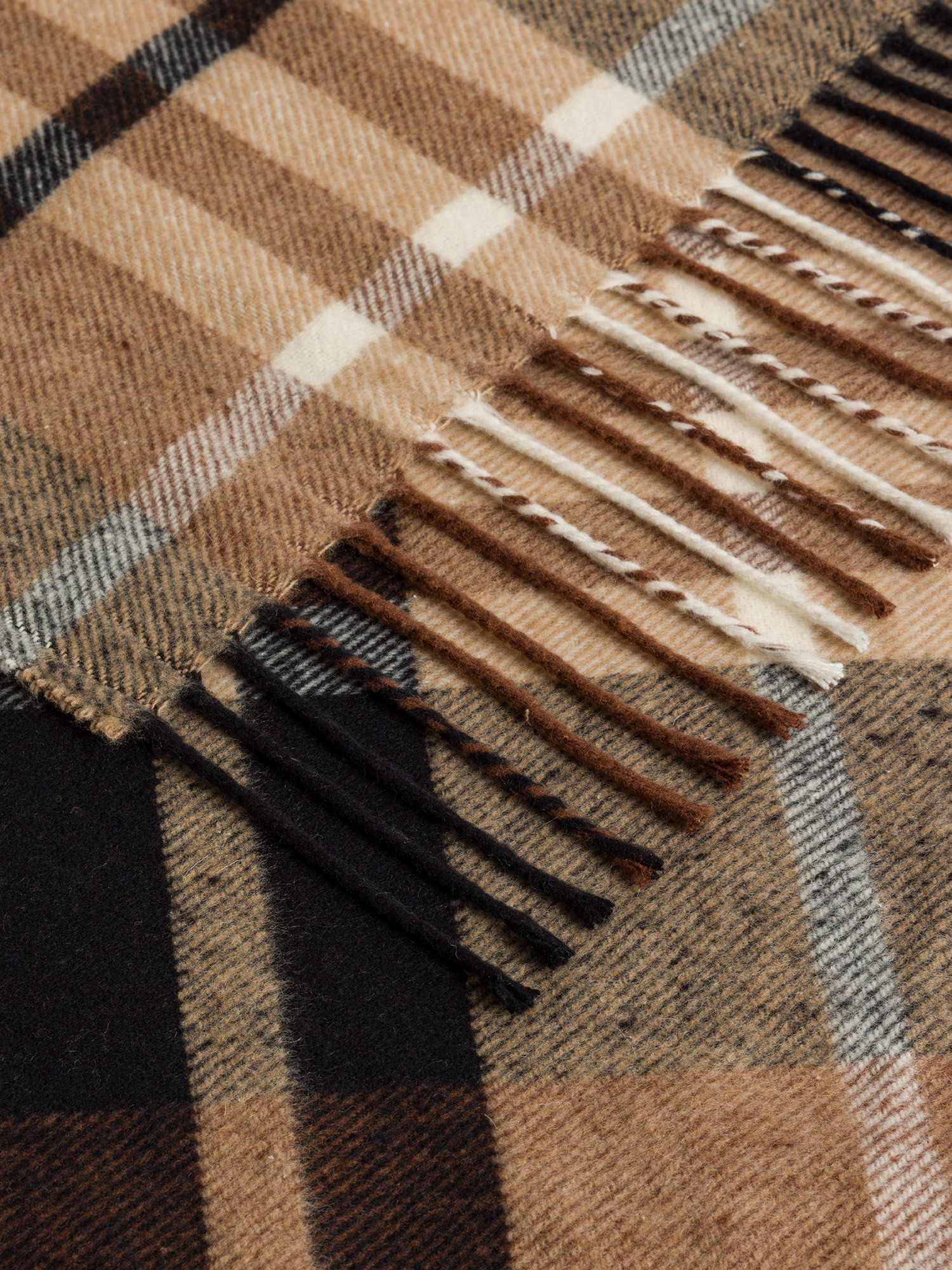 Plaid a quadri made in Italy