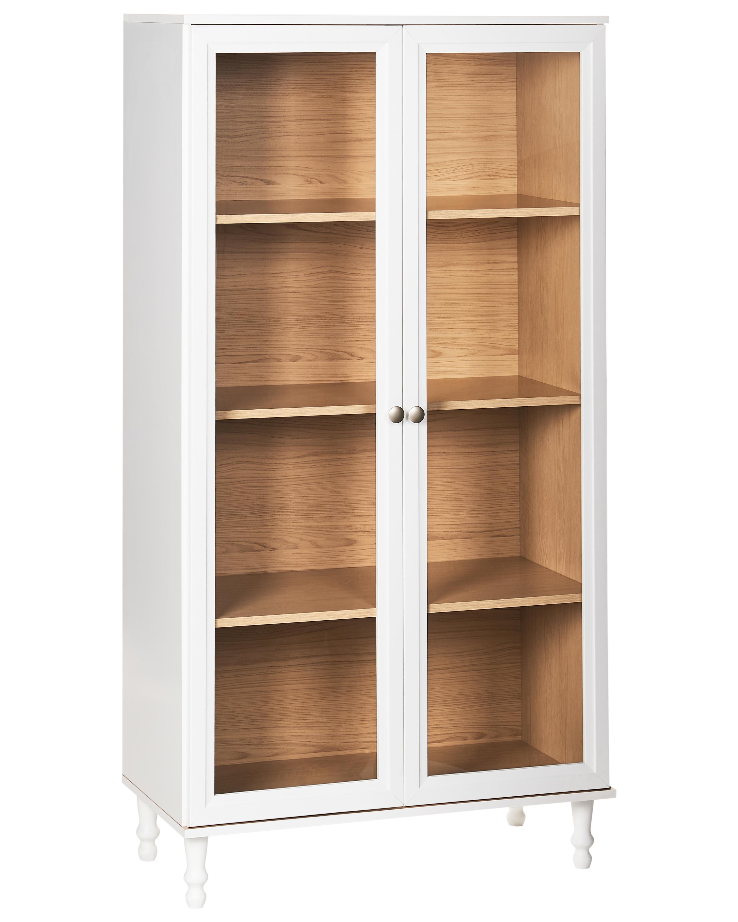 Glass Display Cabinet TINGLEDALE 40 cm White