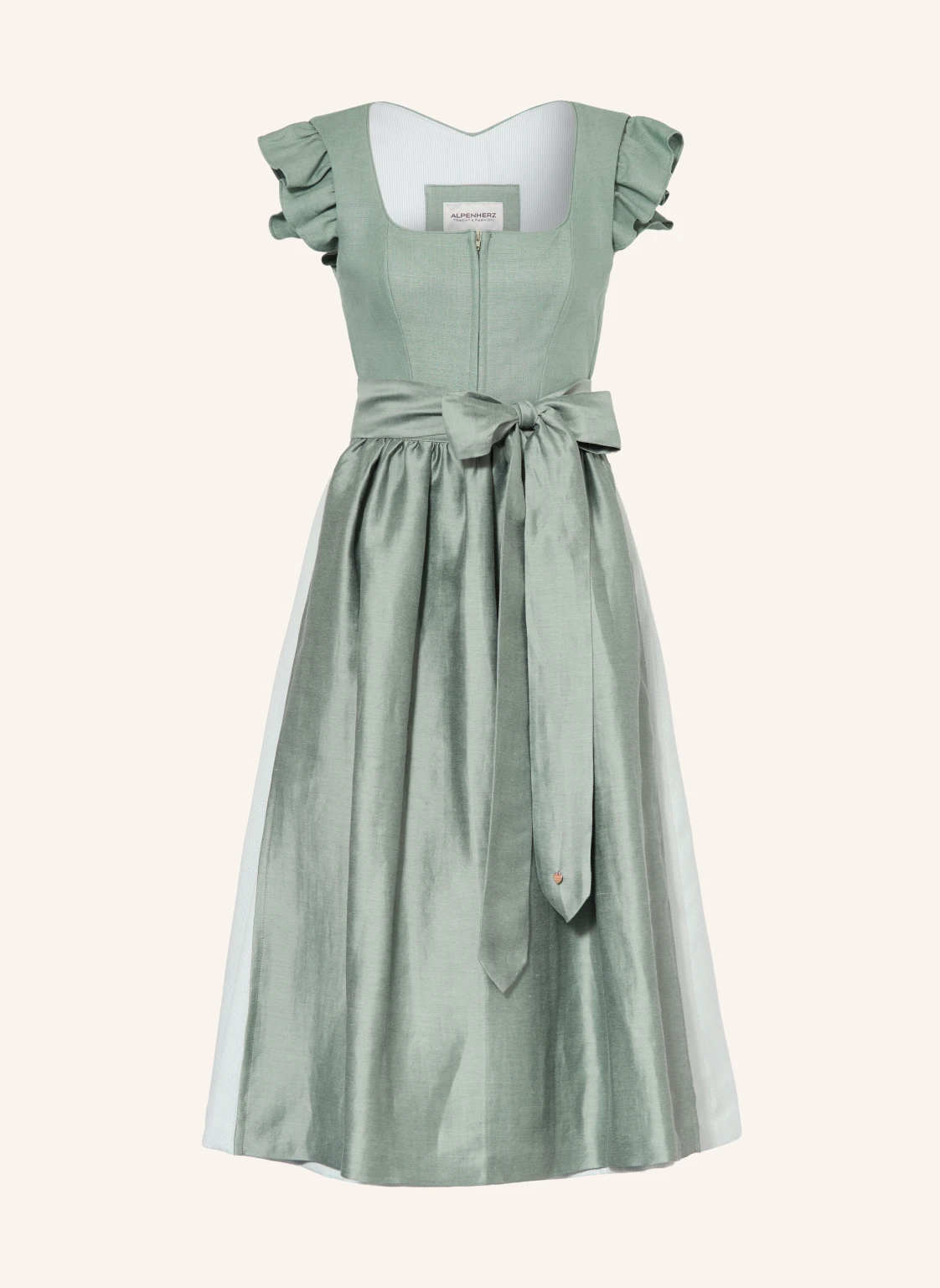 AlpenHERZ Dirndl MARIE mit Leinen und Rüschen