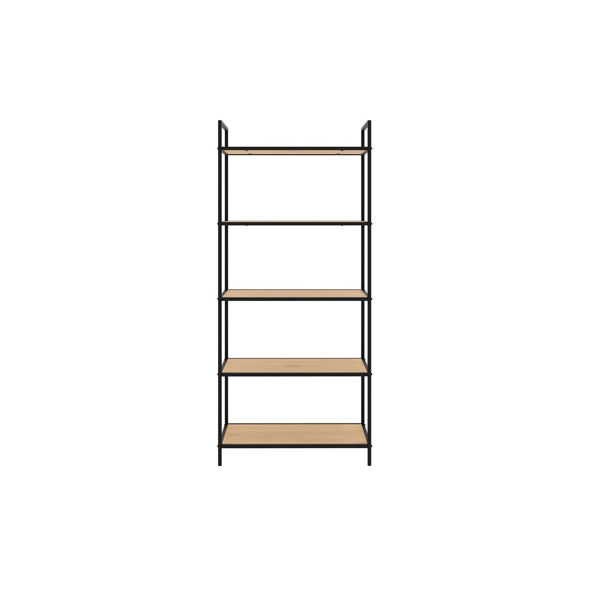 Hygge Interiors Altino H156 Boekenkast Eiken   Zwart