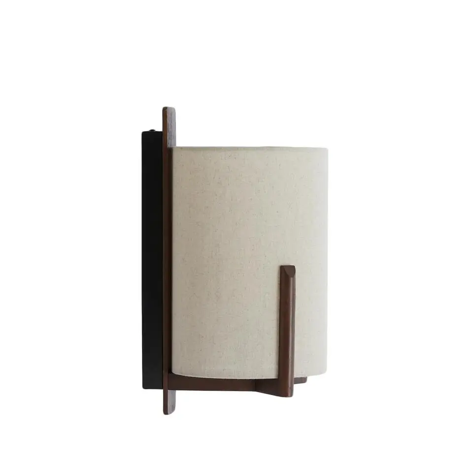 Wandlamp Litto - Donkerbruin - 22x18x36cm